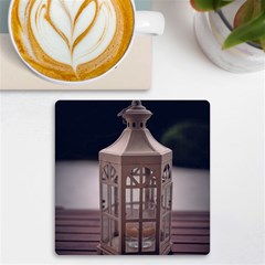 Lantern Uv Print Square Tile Coaster  by DimitriosArt