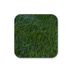 Green Carpet Rubber Coaster (square) by DimitriosArt