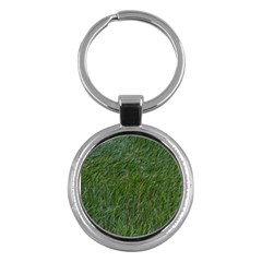 Green Carpet Key Chain (round) by DimitriosArt