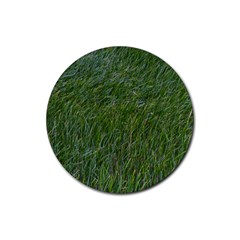 Green Carpet Rubber Round Coaster (4 Pack) by DimitriosArt