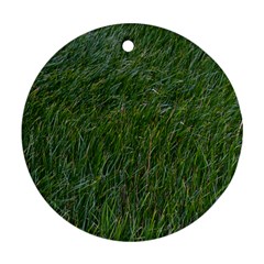 Green Carpet Round Ornament (two Sides) by DimitriosArt