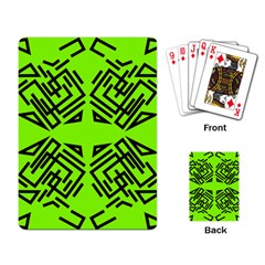 Abstract Pattern Geometric Backgrounds   Playing Cards Single Design (rectangle) by Eskimos