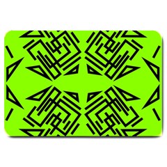 Abstract Pattern Geometric Backgrounds   Large Doormat  by Eskimos