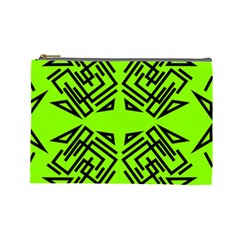 Abstract Pattern Geometric Backgrounds   Cosmetic Bag (large)