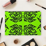 Abstract pattern geometric backgrounds   Cosmetic Bag (Large) Back