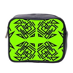 Abstract Pattern Geometric Backgrounds   Mini Toiletries Bag (two Sides) by Eskimos