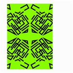 Abstract pattern geometric backgrounds   Small Garden Flag (Two Sides) Front