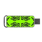 Abstract pattern geometric backgrounds   Portable USB Flash (One Side) Front