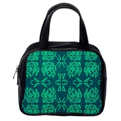 Abstract Pattern Geometric Backgrounds   Classic Handbag (one Side) by Eskimos