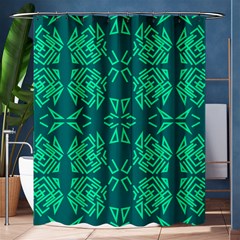 Abstract Pattern Geometric Backgrounds   Shower Curtain 60  X 72  (medium)  by Eskimos