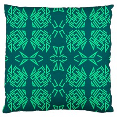 Abstract Pattern Geometric Backgrounds   Large Cushion Case (one Side) by Eskimos