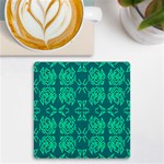 Abstract pattern geometric backgrounds   UV Print Square Tile Coaster  Front