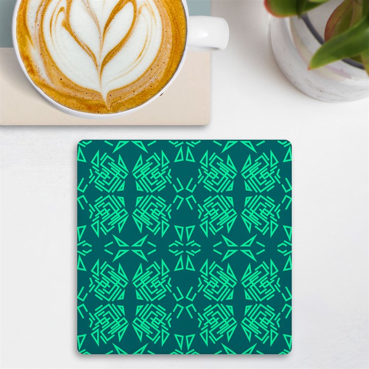 Abstract pattern geometric backgrounds   UV Print Square Tile Coaster 