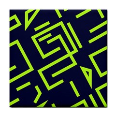 Abstract Pattern Geometric Backgrounds   Tile Coaster by Eskimos