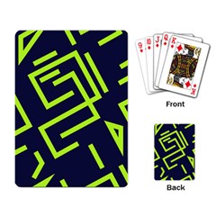 Abstract Pattern Geometric Backgrounds   Playing Cards Single Design (rectangle) by Eskimos