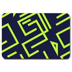 Abstract Pattern Geometric Backgrounds   Large Doormat  by Eskimos