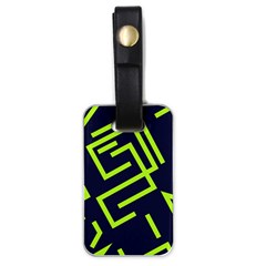 Abstract Pattern Geometric Backgrounds   Luggage Tag (one Side) by Eskimos