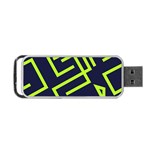 Abstract pattern geometric backgrounds   Portable USB Flash (One Side) Front