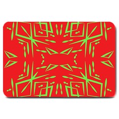 Abstract Pattern Geometric Backgrounds   Large Doormat  by Eskimos