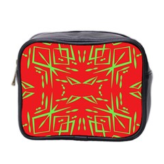 Abstract Pattern Geometric Backgrounds   Mini Toiletries Bag (two Sides) by Eskimos