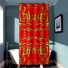 Abstract Pattern Geometric Backgrounds   Shower Curtain 36  X 72  (stall)  by Eskimos