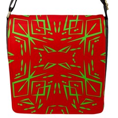 Abstract Pattern Geometric Backgrounds   Flap Closure Messenger Bag (s) by Eskimos