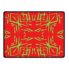 Abstract Pattern Geometric Backgrounds   Double Sided Fleece Blanket (small)  by Eskimos