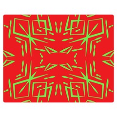 Abstract Pattern Geometric Backgrounds   Double Sided Flano Blanket (medium)  by Eskimos