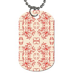 Abstract Pattern Geometric Backgrounds   Dog Tag (two Sides) by Eskimos