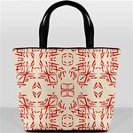 Abstract pattern geometric backgrounds   Bucket Bag Front