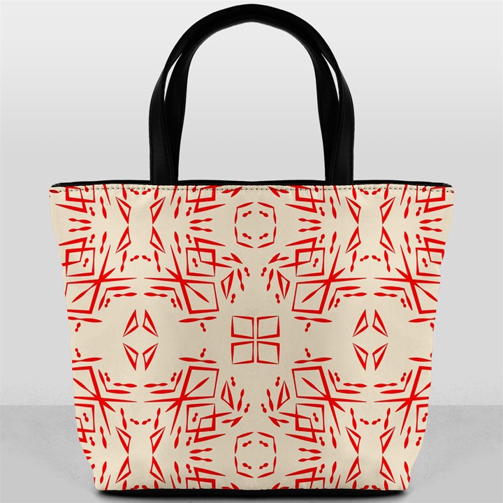 Abstract pattern geometric backgrounds   Bucket Bag