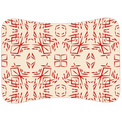 Abstract Pattern Geometric Backgrounds   Velour Seat Head Rest Cushion by Eskimos