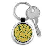 Abstract pattern geometric backgrounds   Key Chain (Round) Front