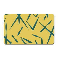 Abstract Pattern Geometric Backgrounds   Magnet (rectangular) by Eskimos