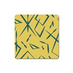 Abstract pattern geometric backgrounds   Square Magnet Front