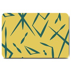 Abstract Pattern Geometric Backgrounds   Large Doormat  by Eskimos