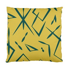 Abstract Pattern Geometric Backgrounds   Standard Cushion Case (two Sides) by Eskimos