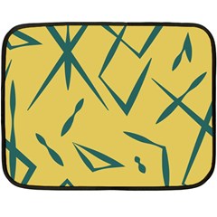 Abstract Pattern Geometric Backgrounds   Double Sided Fleece Blanket (mini)  by Eskimos