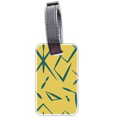 Abstract Pattern Geometric Backgrounds   Luggage Tag (two Sides) by Eskimos