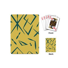 Abstract Pattern Geometric Backgrounds   Playing Cards Single Design (mini) by Eskimos