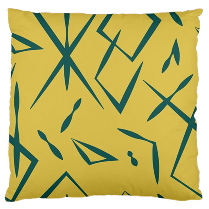 Abstract pattern geometric backgrounds   Standard Flano Cushion Case (One Side)