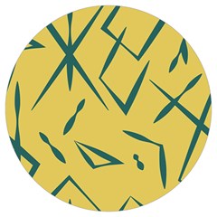 Abstract Pattern Geometric Backgrounds   Round Trivet