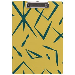 Abstract Pattern Geometric Backgrounds   A4 Clipboard by Eskimos