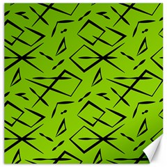 Abstract Pattern Geometric Backgrounds   Canvas 12  X 12  by Eskimos