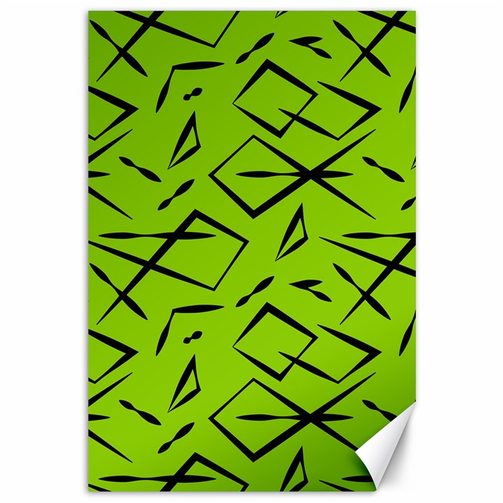 Abstract pattern geometric backgrounds   Canvas 12  x 18 