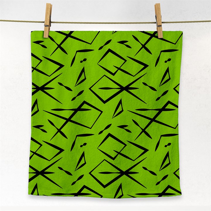 Abstract pattern geometric backgrounds   Face Towel