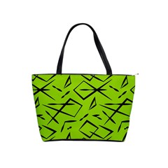 Abstract Pattern Geometric Backgrounds   Classic Shoulder Handbag by Eskimos