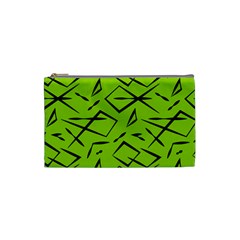 Abstract Pattern Geometric Backgrounds   Cosmetic Bag (small) by Eskimos