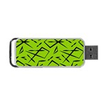 Abstract pattern geometric backgrounds   Portable USB Flash (Two Sides) Front