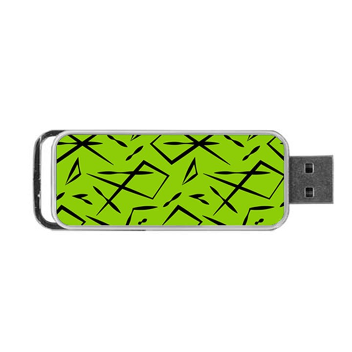 Abstract pattern geometric backgrounds   Portable USB Flash (Two Sides)